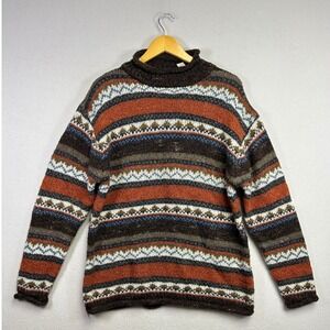 Carolyn Taylor For By Design Women's Multicolor‎ Fair Isle Mock Neck Sweater L G